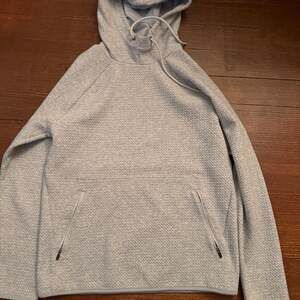 FLX Men's Textured Fleece Commuter Pullover Hoodie